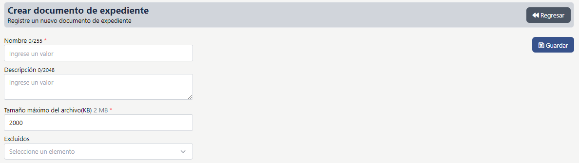 CrearDocumentoDEExpediente