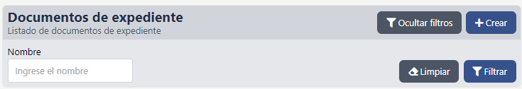 ExpedientesFiltros