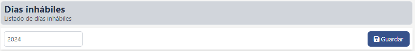 DíasInhábilesSuperior