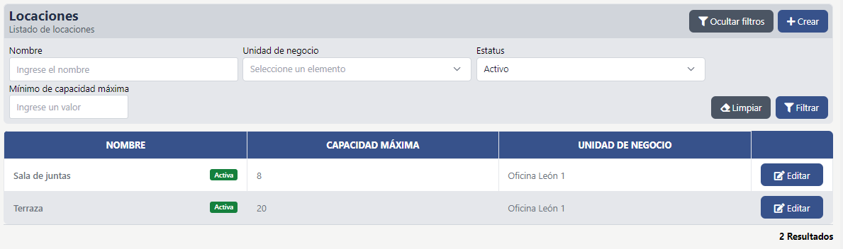 PantallaGeneralLocaciones