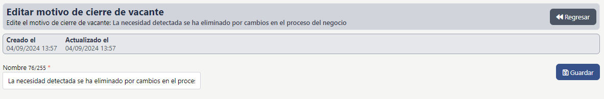 MotivosCierreVacante