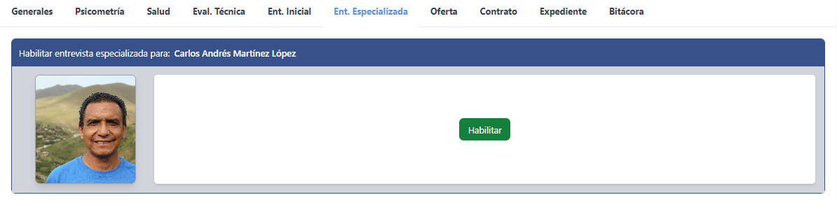 EntrevistaEspecializada